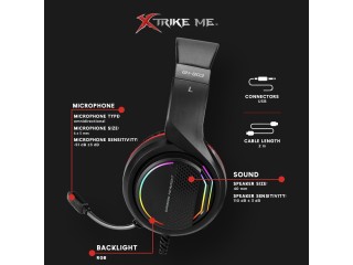 Xtrike GH-903 Wired Gaming Headphone 7.1 USB